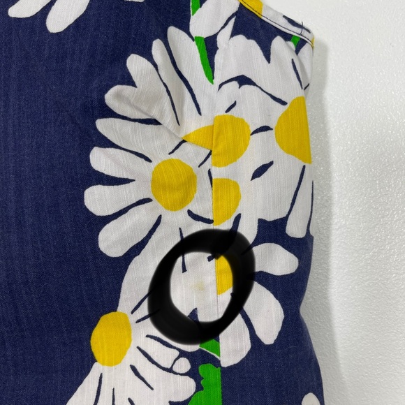 Lilly Pulitzer Ricci Floral Sheath Dress Sleeveless Navy White Sz 2 - Picture 10 of 16